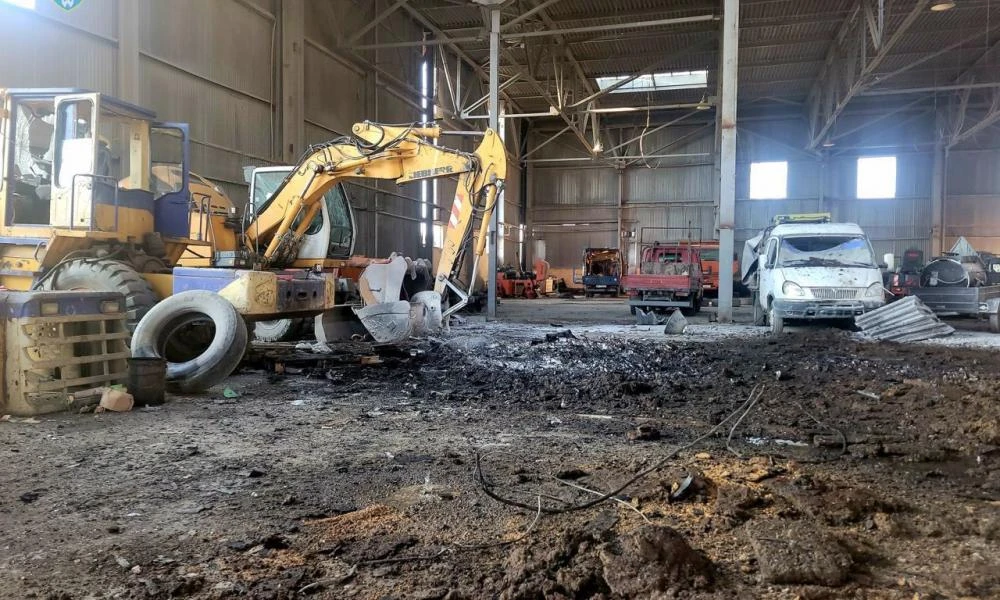 Ρωσική πυραυλική επίθεση σε αποθήκη σιτηρών στο Ντίνπρο - Ένας τραυματίας